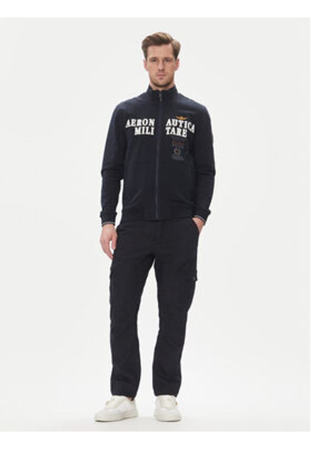 Aeronautica Militare Bluza 251FE1999F459 Granatowy Regular Fit. Kolor: niebieski. Materiał: bawełna