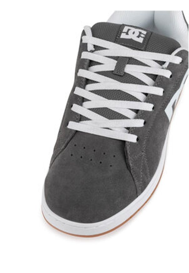 DC Sneakersy GAVELER DC01704020 Szary. Kolor: szary. Materiał: zamsz, skóra