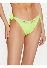 TOMMY HILFIGER - Tommy Hilfiger Dół od bikini UW0UW04497 Zielony. Kolor: zielony. Materiał: syntetyk