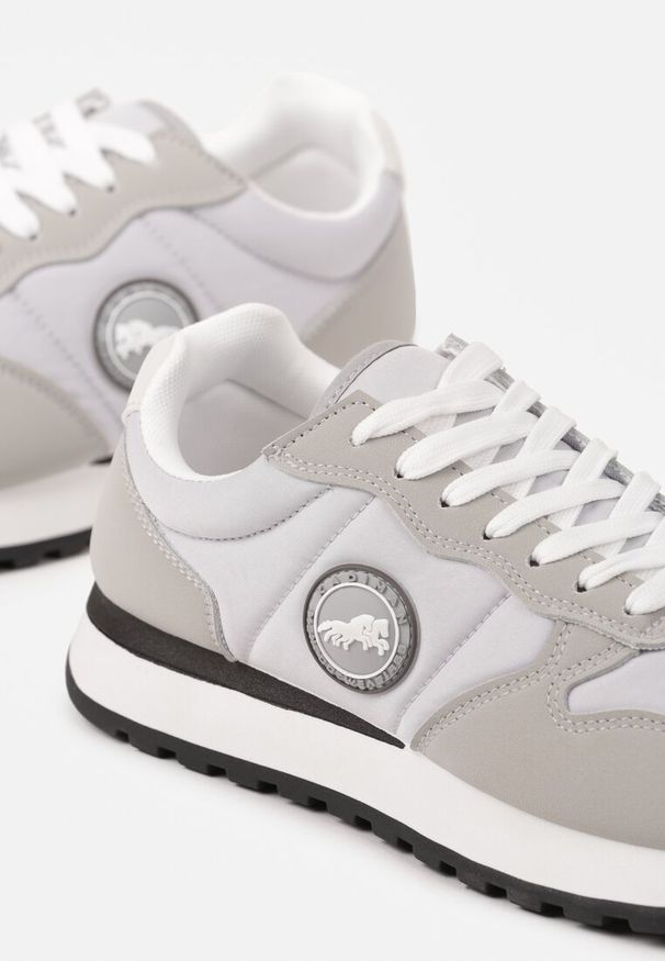 Born2be - Szare Buty Sportowe Sneakersy z Ozdobną Aplikacją Salintia. Okazja: na co dzień. Kolor: szary. Materiał: jeans. Szerokość cholewki: normalna. Wzór: aplikacja. Obcas: na płaskiej podeszwie