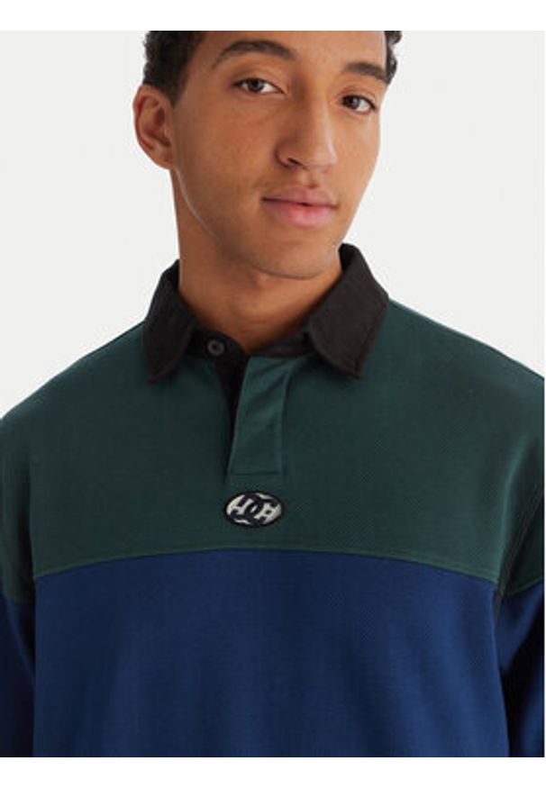 DC Shoes Polo Second Half EDYKT03536 Zielony Regular Fit. Typ kołnierza: polo. Kolor: zielony. Materiał: bawełna