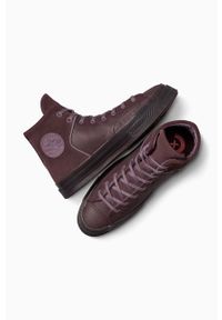 Converse trampki skórzane Chuck 70 Marquis kolor brązowy A05619C. Kolor: brązowy. Materiał: skóra #6
