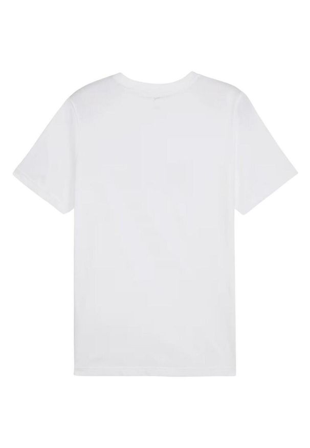Puma - T-shirt Męski Logo ESS No.1. Kolor: biały. Sport: turystyka piesza