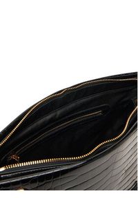 Love Moschino - LOVE MOSCHINO Torebka JC4045PP1MLE100A Czarny. Kolor: czarny. Materiał: skórzane