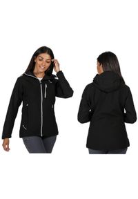 Kurtka trekkingowa dla kobiet Regatta Birchdale. Kolor: czarny. Sport: turystyka piesza #1