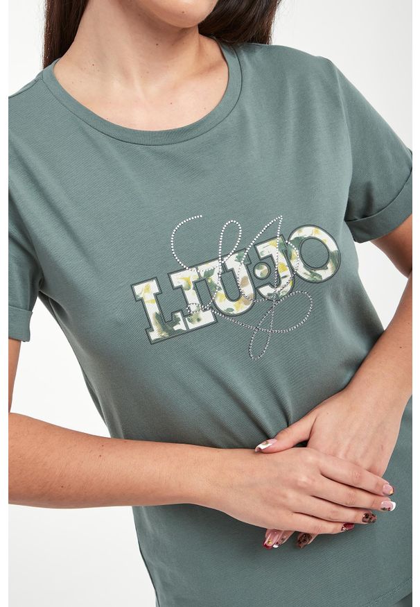 Liu Jo - T-shirt damski z logo LIU JO