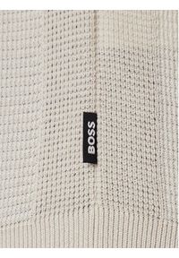 BOSS T-Shirt H-Ianni 50543161 Écru Regular Fit. Materiał: bawełna #5