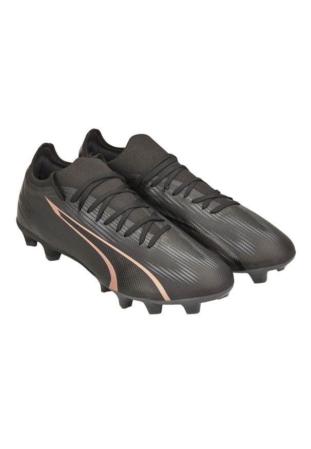 Puma - Męskie Buty Piłkarskie Ultra Match FG/AG. Kolor: czarny. Sport: piłka nożna