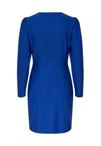 YAS Sukienka koktajlowa 26031704 Niebieski Regular Fit. Kolor: niebieski. Materiał: wiskoza. Styl: wizytowy