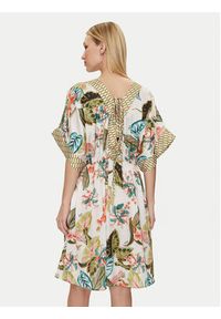 Liu Jo Sukienka codzienna VA4123 TS806 Kolorowy Reglan Fit. Okazja: na co dzień. Materiał: wiskoza. Wzór: kolorowy. Typ sukienki: proste. Styl: casual #4