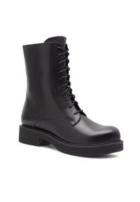 Gino Rossi Trapery Spezia -03 Czarny. Kolor: czarny. Materiał: skóra #5