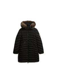 Parka dla kobiet Superdry Fuji. Kolor: czarny. Sezon: zima #1