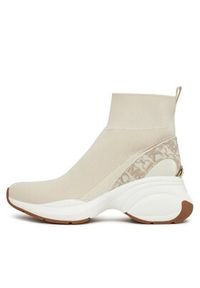 MICHAEL Michael Kors Sneakersy Zuma Bootie 43R4ZUFE5D Écru. Materiał: materiał #2