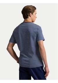 Polo Ralph Lauren T-Shirt 710961128003 Granatowy Custom Fit. Typ kołnierza: polo. Kolor: niebieski. Materiał: bawełna #5