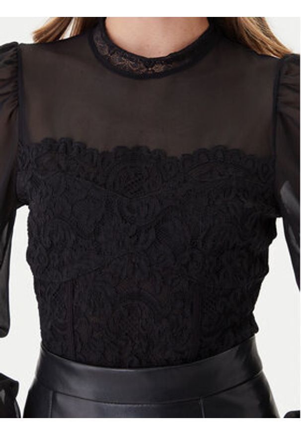 Morgan Body 251-TWIST Czarny Slim Fit. Kolor: czarny. Materiał: wiskoza