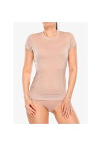 SENSOR - Koszulka merino damska Sensor Merino Air Tee SS. Kolor: różowy