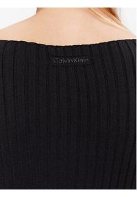 Calvin Klein Jeans Bluzka K20K205738 Czarny Slim Fit. Kolor: czarny. Materiał: syntetyk #4