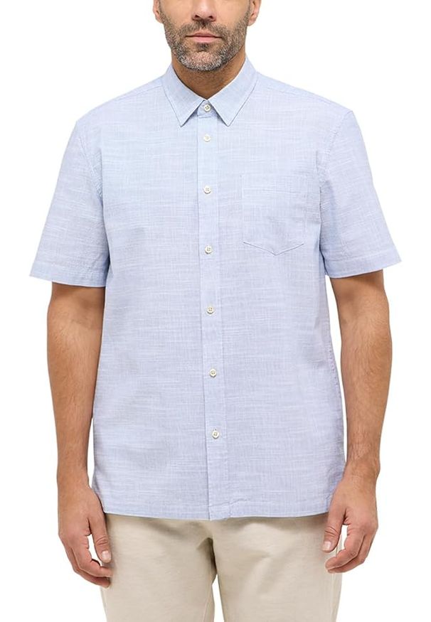 Męska koszula Mustang Style Darien Faded Denim 1016474 5124. Materiał: denim