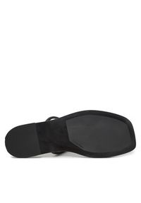 Calvin Klein Klapki Flat Sandal Squared 2-Bar Lth HW0HW02532 Czarny. Kolor: czarny. Materiał: skóra #4
