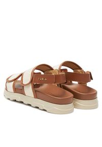 Furla Sandały Sporty Chic YJ53SPC BX3900 3927S Écru. Materiał: materiał. Styl: sportowy