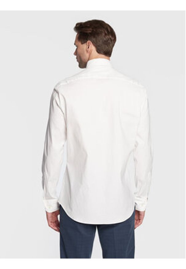 TOMMY HILFIGER - Tommy Hilfiger Koszula MW0MW29969 Biały Regular Fit. Kolor: biały. Materiał: bawełna