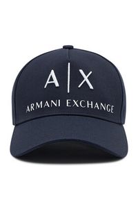 Armani Exchange Czapka z daszkiem 954039 CC513 00936 Granatowy. Kolor: niebieski. Materiał: materiał #2