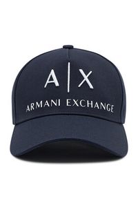 Armani Exchange Czapka z daszkiem 954039 CC513 00936 Granatowy. Kolor: niebieski. Materiał: materiał