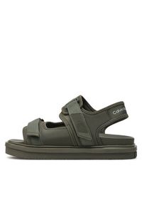 Calvin Klein Jeans Sandały Sandal Velcro Np In Mr YM0YM00940 Zielony. Kolor: zielony. Materiał: materiał