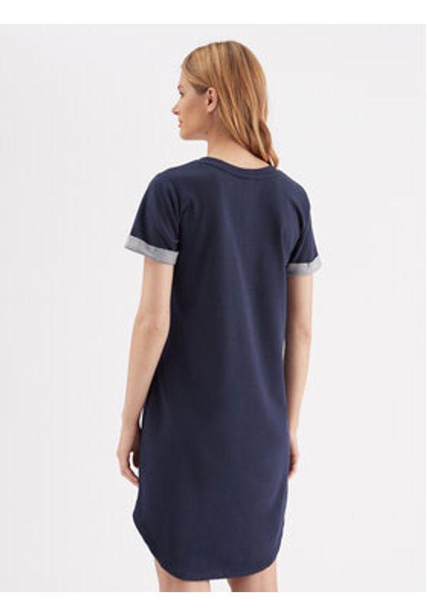 JDY Sukienka codzienna Ivy 15174793 Niebieski Regular Fit. Okazja: na co dzień. Kolor: niebieski. Materiał: bawełna. Typ sukienki: proste. Styl: casual