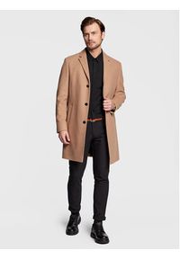Calvin Klein Koszula Hidden K10K109891 Czarny Extra Slim Fit. Kolor: czarny. Materiał: bawełna #4