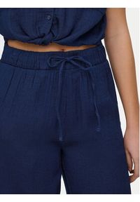 only - ONLY Spodnie materiałowe Leoni 15367285 Granatowy Regular Fit. Kolor: niebieski. Materiał: bawełna #7