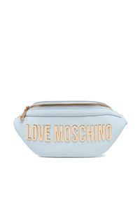 Love Moschino - LOVE MOSCHINO Saszetka nerka JC4195PP1MKD0712 Błękitny. Kolor: niebieski. Materiał: skóra