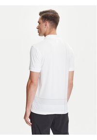 BOSS Polo Check 50545692 Biały Slim Fit. Typ kołnierza: polo. Kolor: biały. Materiał: syntetyk #4