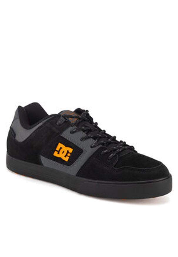 DC Shoes Sneakersy PURE WNT ADYS300151-XSKN Czarny. Kolor: czarny. Materiał: zamsz, skóra