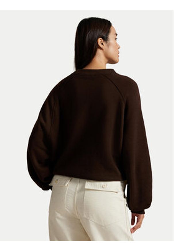 Polo Ralph Lauren Bluza 211A87105001 Brązowy Relaxed Fit. Typ kołnierza: polo. Kolor: brązowy. Materiał: bawełna