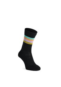 MONS ROYALE - Skarpety turystyczne Mons Royale Signature Crew Sock. Kolor: czarny. Sport: turystyka piesza