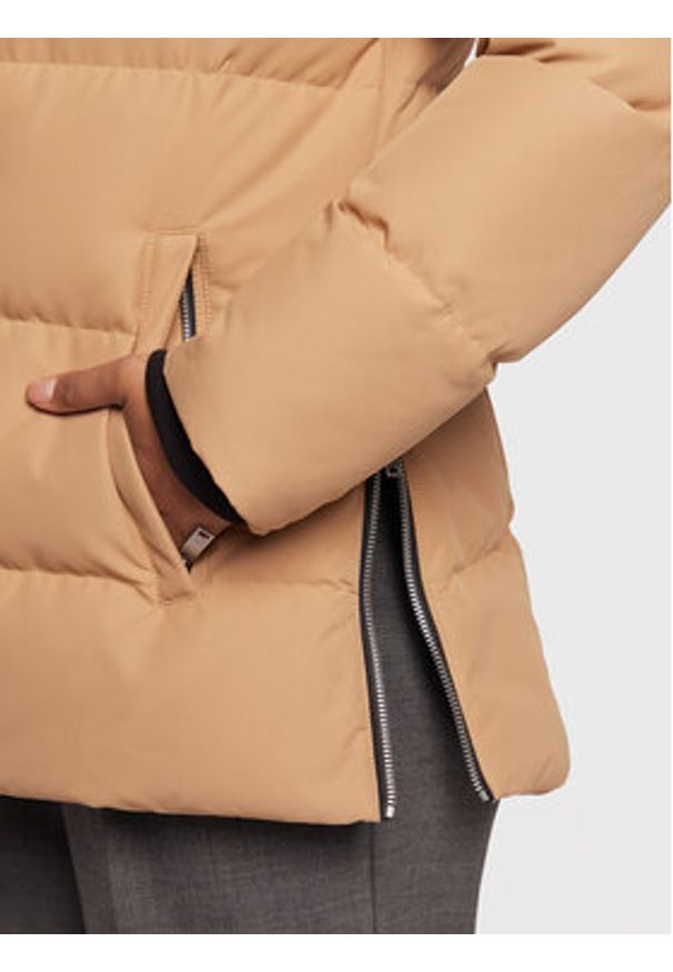 Moose Knuckles Kurtka puchowa M32LJ179 Beżowy Regular Fit. Kolor: beżowy. Materiał: puch, syntetyk