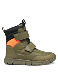 Śniegowce Geox. Kolor: brązowy