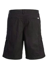 Jack & Jones Szorty materiałowe Stcole 12292263 Czarny Regular Fit. Kolor: czarny. Materiał: bawełna #5