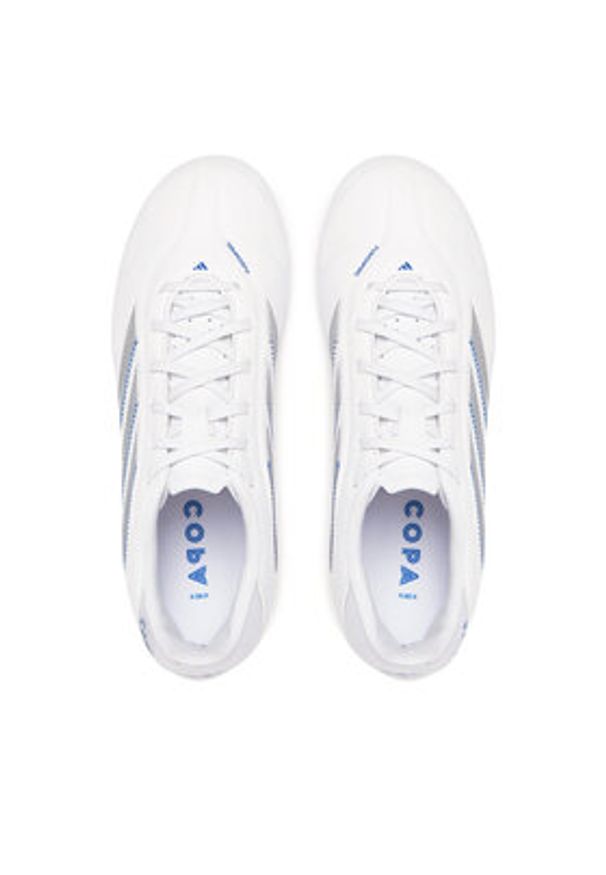 Adidas - adidas Buty do piłki nożnej Copa Pure 3 League Firm/Multi-Ground IE1196 Biały. Kolor: biały. Materiał: skóra