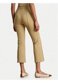 Lauren Ralph Lauren - LAUREN RALPH LAUREN Spodnie materiałowe 200P09085002 Beżowy Slim Fit. Kolor: beżowy. Materiał: wiskoza #3