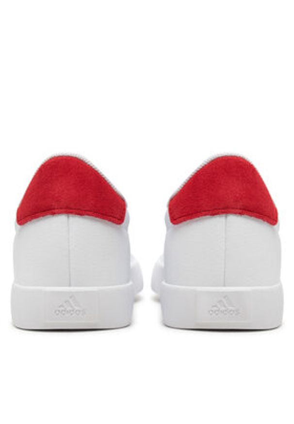 Adidas - adidas Sneakersy VL Court 3.0 IE6224 Biały. Kolor: biały. Materiał: skóra