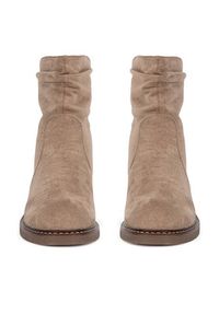 Clara Barson Botki WS2169-04 Beżowy. Kolor: beżowy. Materiał: materiał #7