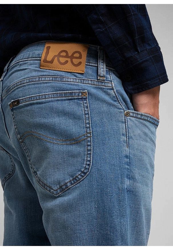 Lee - LEE RIDER MĘSKIE SPODNIE JEANSOWE JEANSY DŻINSY MID STONE WASH L701NLWL 112318844