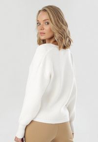 Born2be - Biały Sweter Syllia. Kolor: biały #2