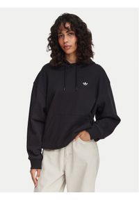 Adidas - adidas Bluza Essentials KR3605 Czarny Oversize. Kolor: czarny. Materiał: bawełna #1