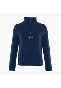 Bluza męska Nike Swoosh Air Polar Fleece Half Zip Top. Kolor: niebieski. Materiał: polar