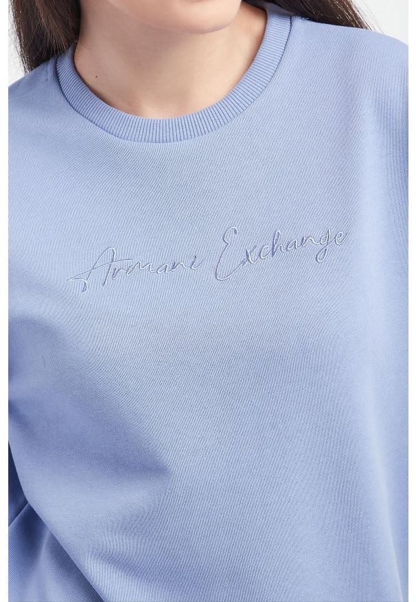 Armani Exchange - Bluza dresowa damska ARMANI EXCHANGE. Materiał: dresówka
