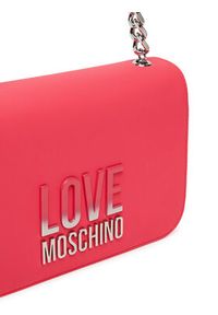 Love Moschino - LOVE MOSCHINO Torebka JC4254PP0MKD0615 Różowy. Kolor: różowy. Materiał: skórzane #4