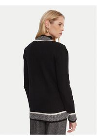 Luisa Spagnoli Kardigan Ceneriera 100206 Czarny Regular Fit. Kolor: czarny. Materiał: wełna #2